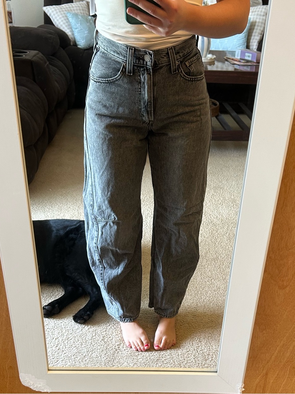 Levi’s Cinch Barrel— Washed Black